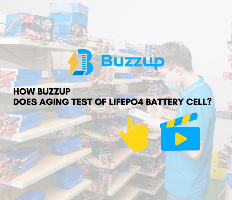 buzup does aging test of lifepo4 battery cell