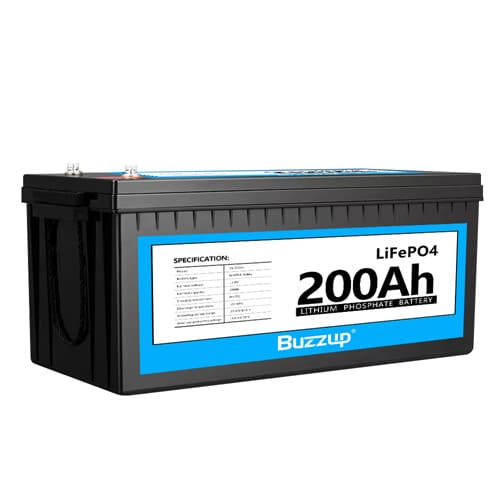 Buzzup lifepo4 battery 12v 200ah lithium