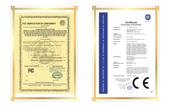 Buzzup Lithium Battery CE Certification
