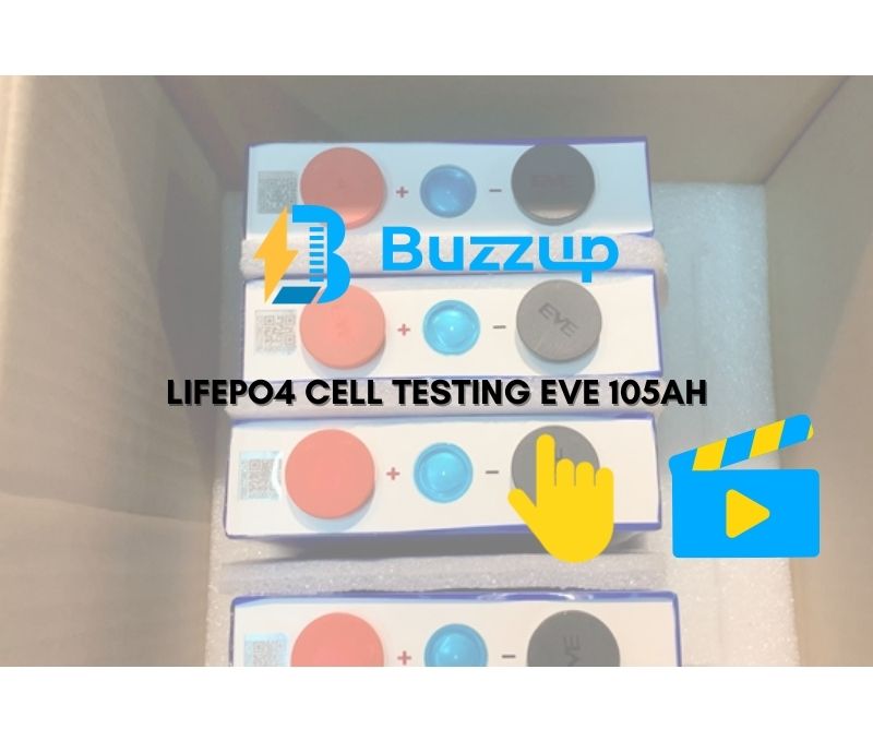 LiFePO4 cell testing EVE 105Ah