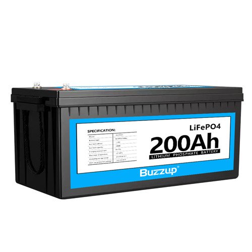 buzzup lifepo4 battery 12v 200ah lithium Marine battery