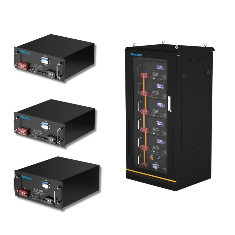Buzzup Lithium Battery Factory's Rack Mount Battery for Home energy Storage
